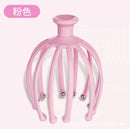 Massageador de cabeça, coçar a cabeça, polvo, couro cabeludo, extrator de alma, ferramenta divina para extrair cabelos saudáveis e saudáveis