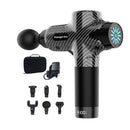 Pistola de massagem profissional 24V com compressa quente e fria elétrica 12 cabeças pistola de fáscia de alta frequência tecido profundo pescoço relaxamento fitness