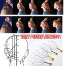 Massageador de cabeça, coçar a cabeça, polvo, couro cabeludo, extrator de alma, ferramenta divina para extrair cabelos saudáveis e saudáveis